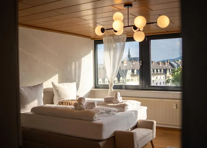 Apartmán Am Hbf Mit 2 Schlafzimmern Und Sky